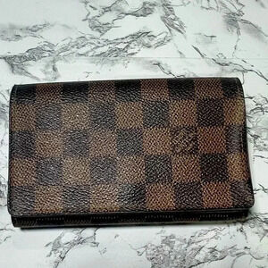 #191 Louis Vuitton Tresor Damier Ebene Bifold Wallet
